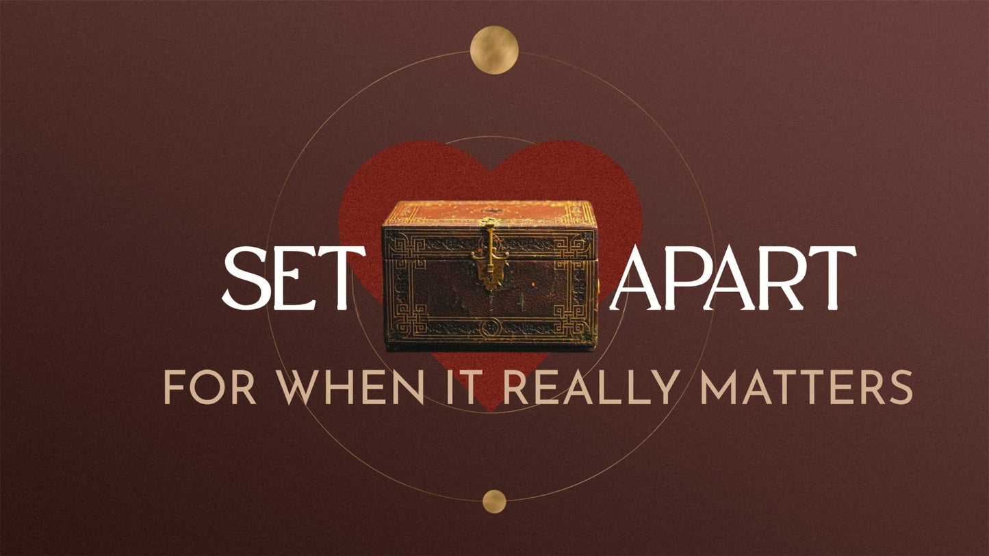 Set Apart || For When It Really Matters - 19 Oct 25 - Ps Debbie Patta