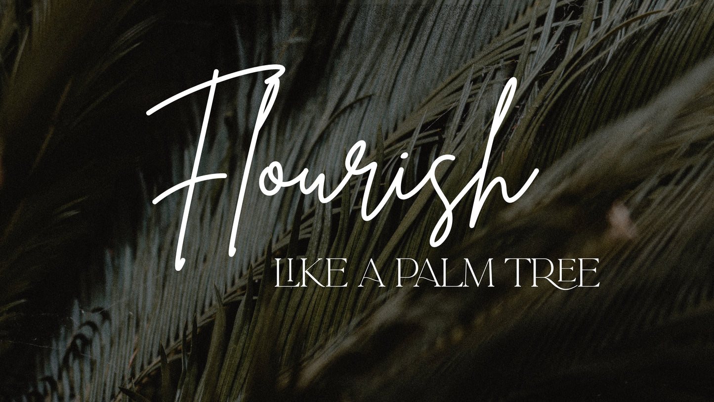 Flourish like a Palm Tree - By Ps Esther - 31st Aug 25