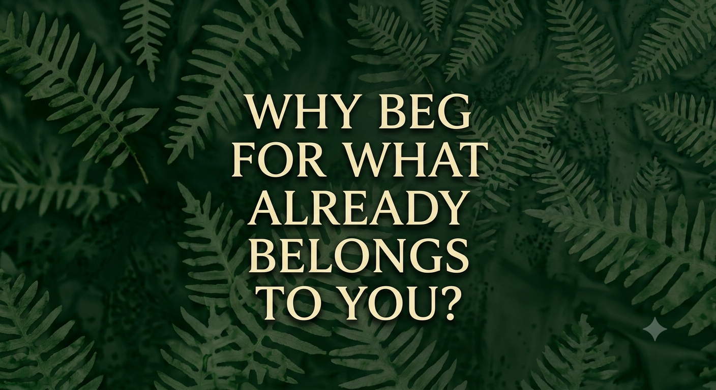 Why Beg For What Already Belongs To You? - Bishop Samuel Patta - 12 Jul 26