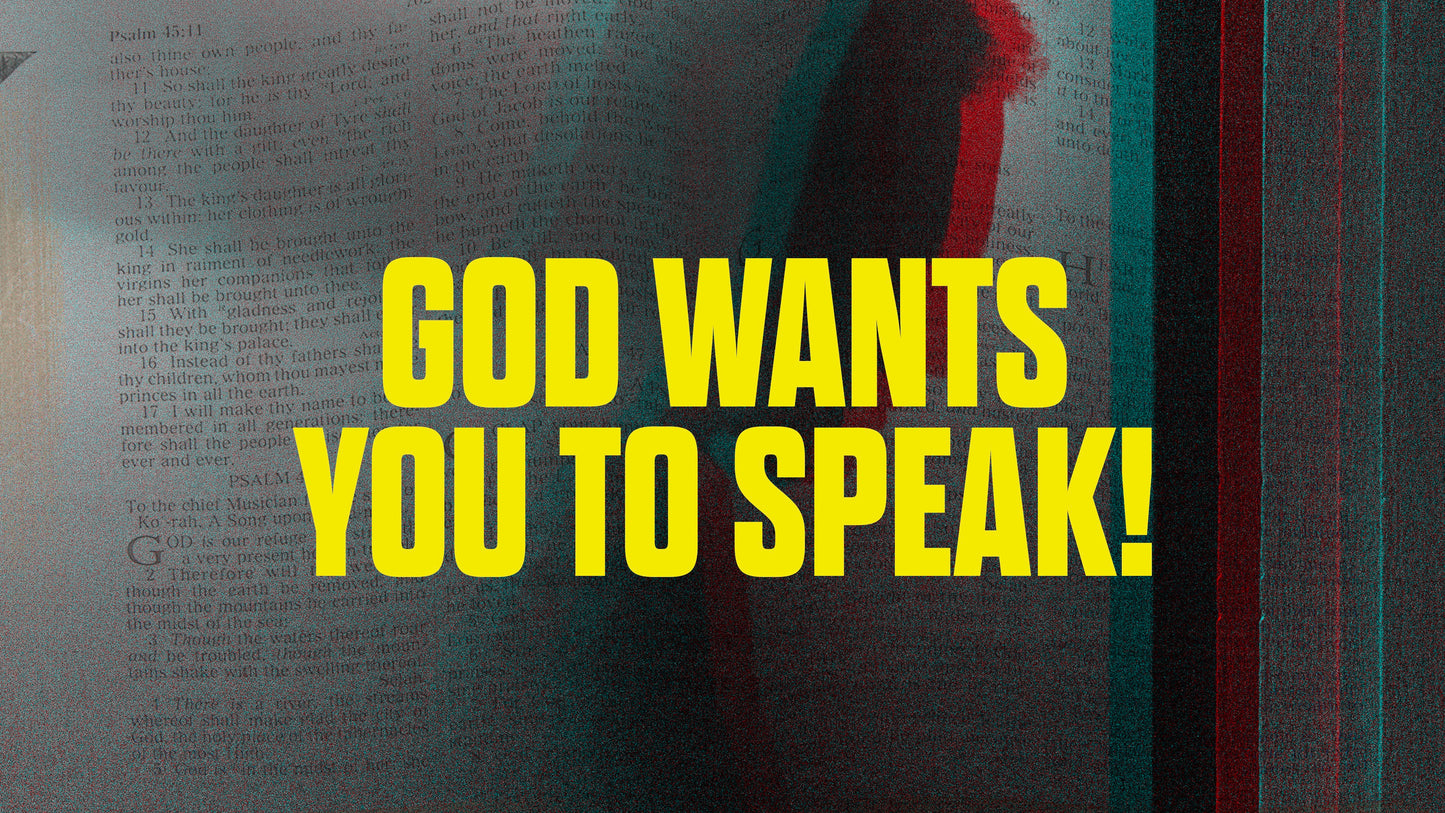 God Wants You To Speak - Ps Sam - 28 Dec 25