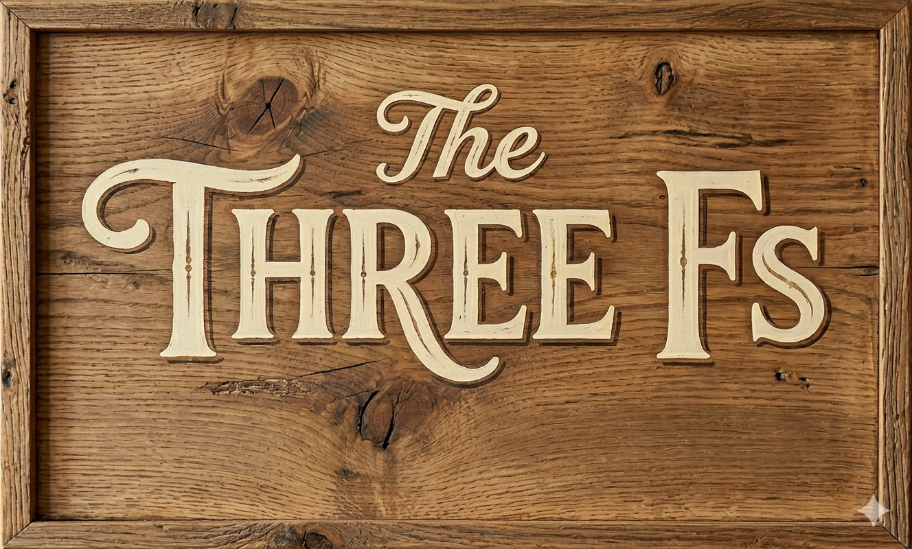 The Three Fs - Ps Deepak - 1 May 26
