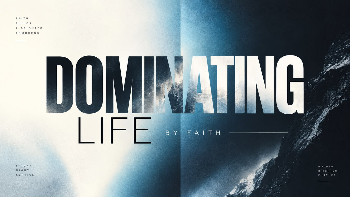 Dominating Life By Faith - Ps Steven Patta - 13 Sep 26