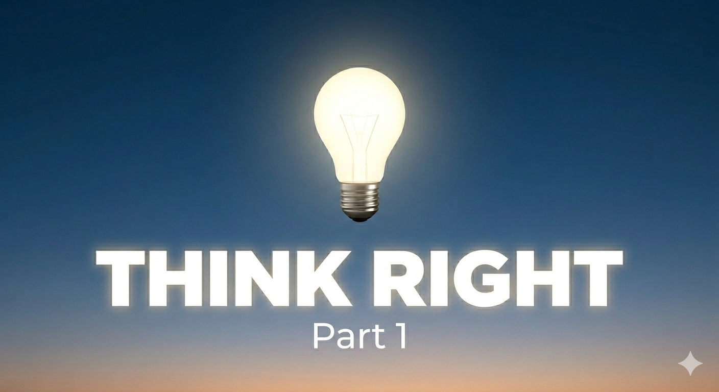 Think Right Part 1 - Bishop Samuel Patta - 26 Apr 26