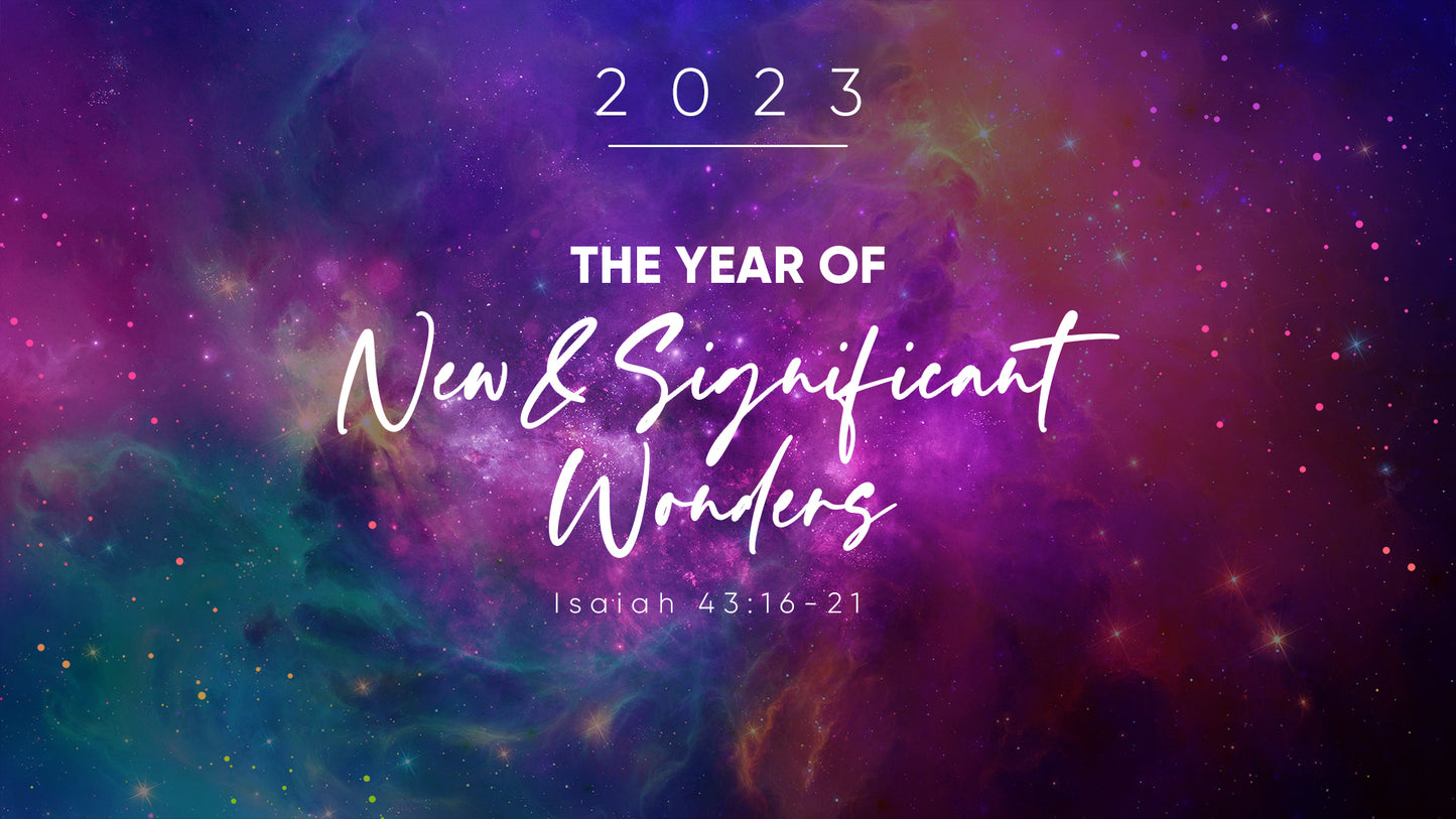 The Year of New & Significant Wonders